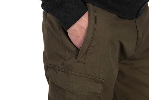 Fox - Collection - LW Cargo Trouser Green & Black XL-es