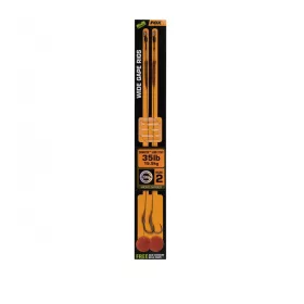 Fox - Edges Wide Gape 2 - 35lb Camotex Semi Stiff 2db/cs