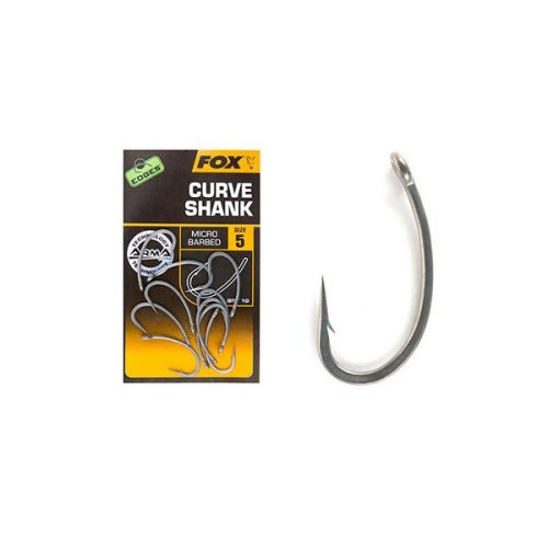 Fox - Curve Shank Micro-Barbed 6-os Horog