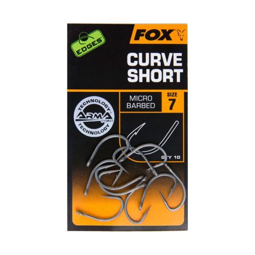 Fox - Edges Armapoint Curve Shank Short Horog 6-os