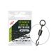 Carp Zoom - Spinner Swivel Mikrogyűrűs Gyorskapocs 4-es Matt Fekete 10db/cs