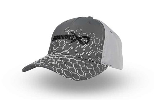 Matrix - Hex Print Baseball Cap  - Grey