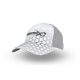 Matrix - Hex Print Baseball Cap  - White