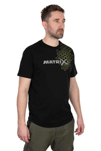 Matrix - Hex Print T Shirt Black M-es