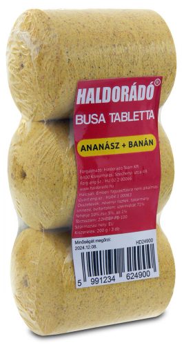 Haldorádó - Busa Tabletta Slow - Ananász Banán 3db/cs