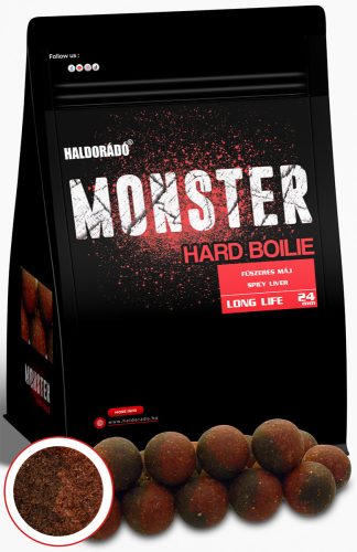 Haldorádó - MONSTER Hard Boilie 24+ - Fűszeres Máj