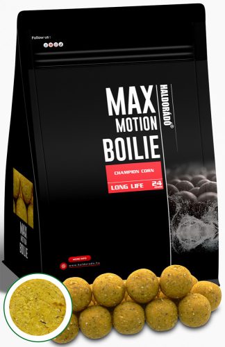 Haldorádó - MAX MOTION Boilie Long Life 24 mm - Champion Corn