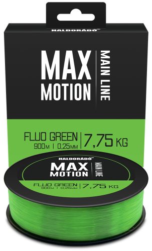 Haldorádó - MAX MOTION Fluo Green 0,25 mm / 900 m