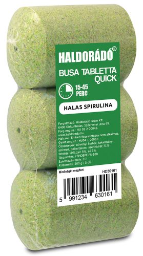 Haldorádó - Busa tabletta Quick - Halas spirulina