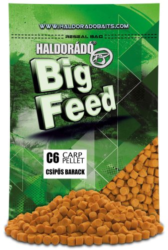 Haldorádó - Big Feed - C6 Pellet - Csípős Barack 700 g