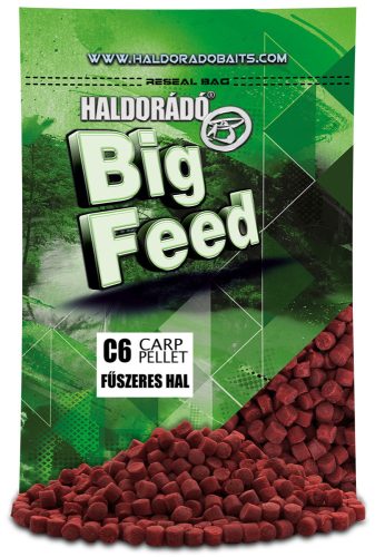 Haldorádó - Big Feed - C6 Pellet - Fűszeres Hal 700 g