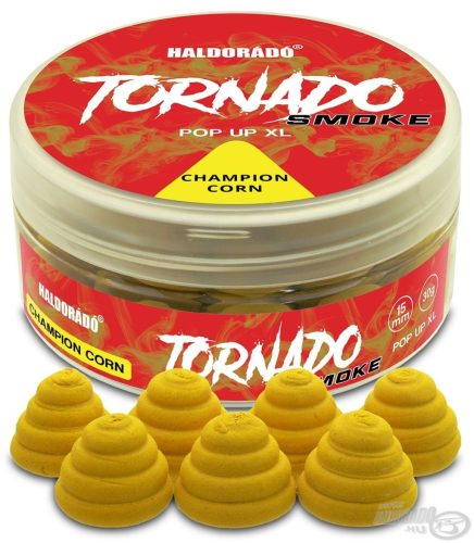 Haldorádó - TORNADO Smoke Pop Up XL 15 mm - Champion Corn