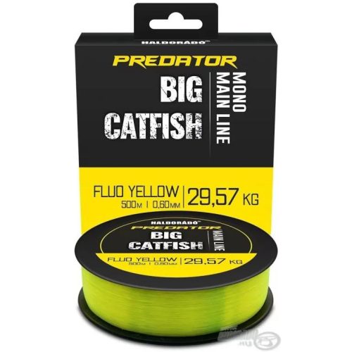 Haldorádó - Predator Catfish Line Mono Fluo Yellow 0,60mm 500m - 29,57 kg