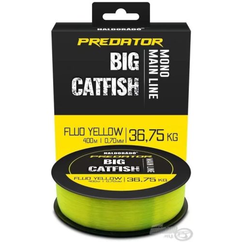 Haldorádó - Predator Catfish Line Mono Fluo Yellow 0,70mm 400m - 36,75 kg