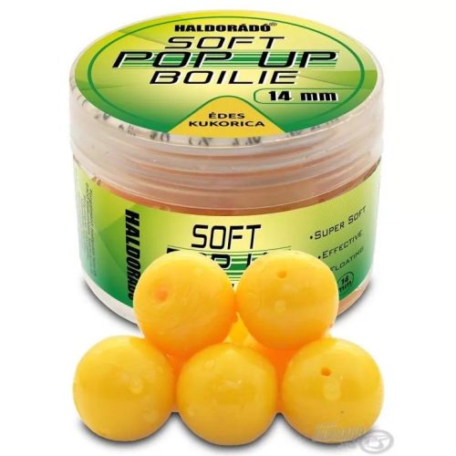 Haldorádó - Super Soft Pop Up Boilie 14mm Édes Kukorica