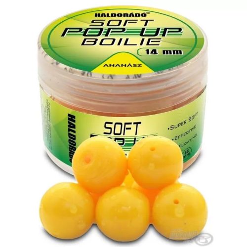 Haldorádó - Super Soft Pop Up Boilie 14mm Ananász