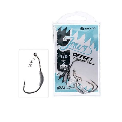 Mikado - Jaws Offset 5/0 10G Csavarral És Ólommal (-50)