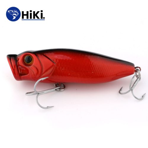 Hiki - Popper 80mm 17g Piros-Fekete