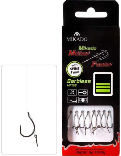 Mikado - Method Feeder FC Szakállnélküli Csalitüskés Rig No. 6 10cm