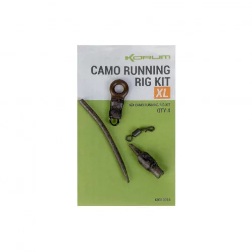 Korum - Camo XL Running Rig Kit 4db/cs
