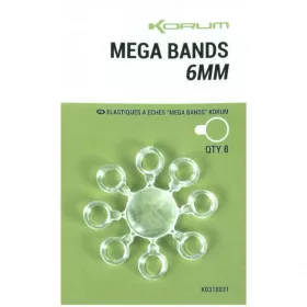 Korum - Mega Bands 6mm 8db/cs (-30)
