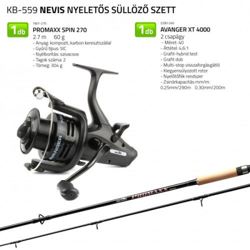 Nevis - Nyeletős süllőző Szett 1901-270+ 2290-240