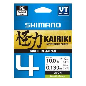 Shimano - Line Kairiki 4 300m 0.13mm M.Green