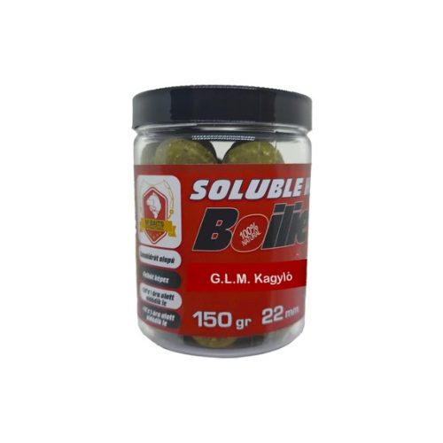 MBAITS - Soluble Hook Boilie 22mm G.L.M. Kagyló 150g