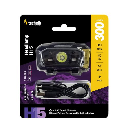 Technik - Fejlámpa H15 Akkumlátoros