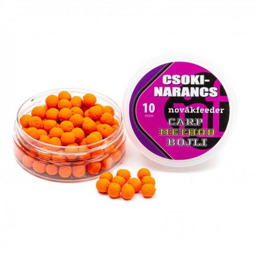 Novák Feeder - Carp Method Bojli - 10mm Csoki -Narancs 30G (-30)