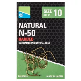 Preston - Natural N-50 Horog 16-os 15 db/cs (-30)