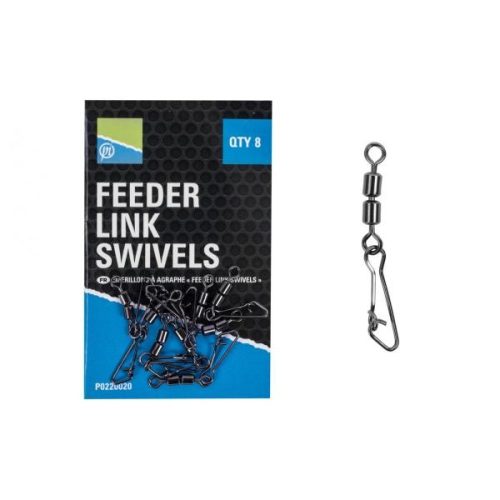 Preston - Double Feeder Link Swivels 8db/cs