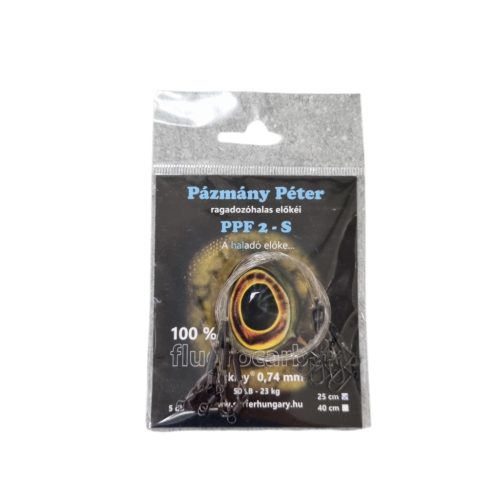Pázmány Péter - Fluorocarbon előke Berkley 0,74mm 25cm Eggsnap