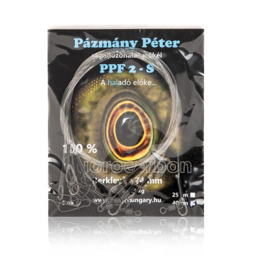 Pázmány Péter - Fluorocarbon előke Berkley 0,74mm 40cm Standard