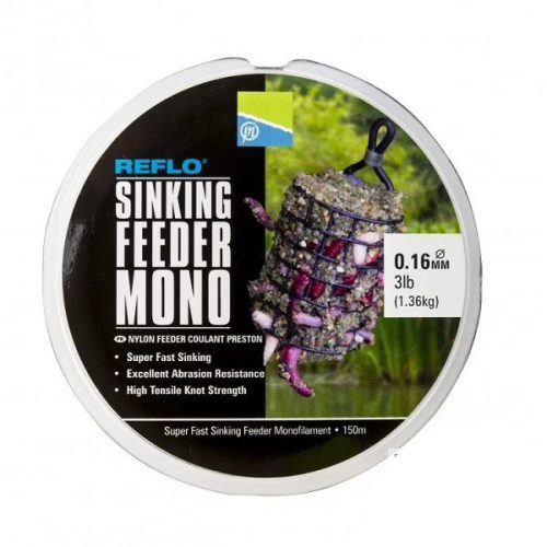 Preston - Reflo Sinking Feeder Mono - 150m 0.20mm