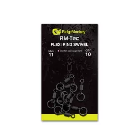   Ridgemonkey - Rm-Tec Flexi Ring Swivel 11 Karikás Forgó (-30)