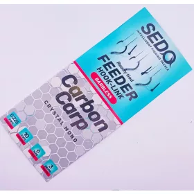 Sedo - Mono Carbon Carp Crystal 0.20mm Size 12 Barbless