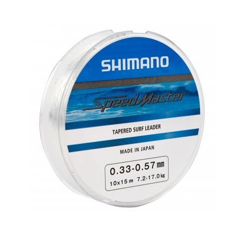 Shimano Speedmaster Tapered Surf Leader 0,18-0,50mm Clear