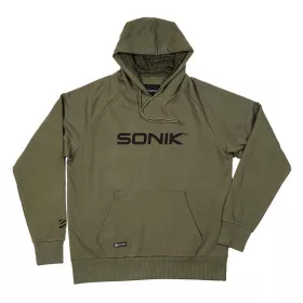 Sonik - Kapucnis Pulóver Green L-es