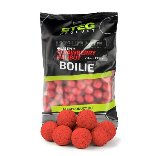 Stég Product - Long Life Boilie 20mm Eper-Halibut 800g
