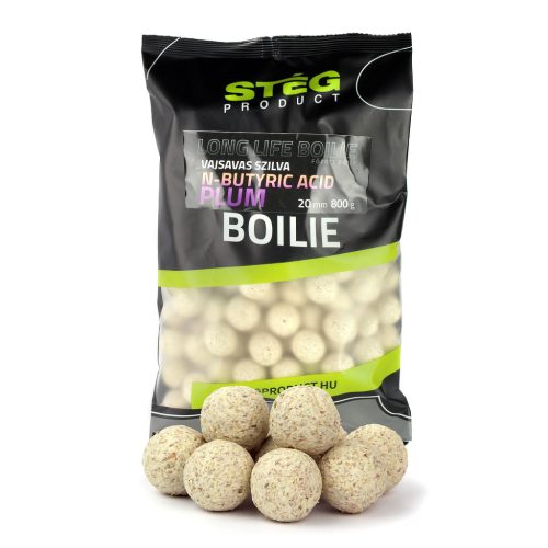 Stég Product - Long Life Boilie 20mm Vajsavas- Szilva 800g
