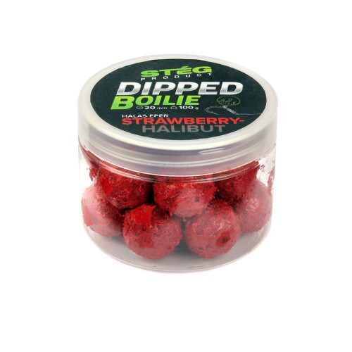 Stég Product - Dipped Boilie 20mm Halas Eper 100g