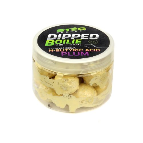 Stég Product - Dipped Boilie 20mm Vajsavas Szilva 100g