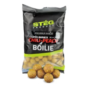 Stég Product - Soluble Boilie 24mm 800G Chili-Peach