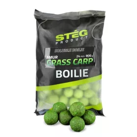 Stég Product - Soluble Boilie 24mm  Amur-Grasscarp 800g