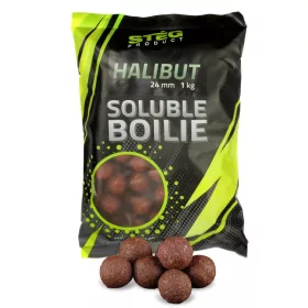 Stég Product - Soluble Boilie 24mm - Halibut 1kg
