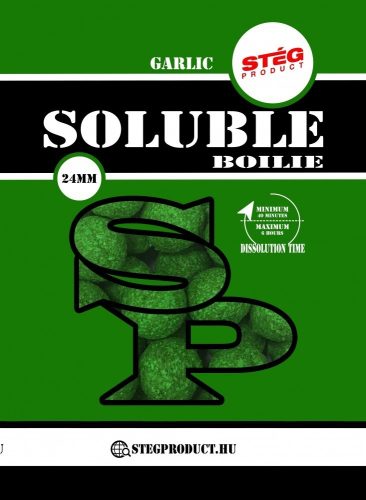 Stég Product - Soluble Boilie 24mm - Garlic 1kg