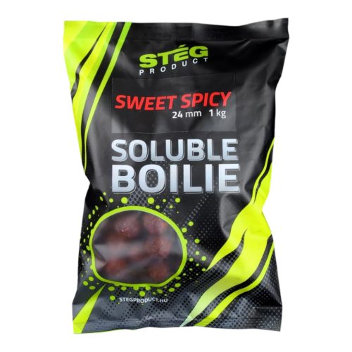 Stég Product - Soluble Boilie 24mm - Sweet Spicy 1kg