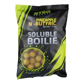 Stég Product - Soluble Boilie  24mm Pineapple N-Butyric 1kg
