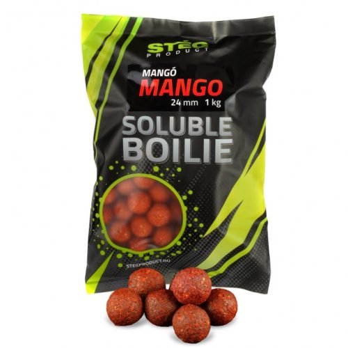 Stég Product  -Soluble Boilie 24mm Mango 1kg